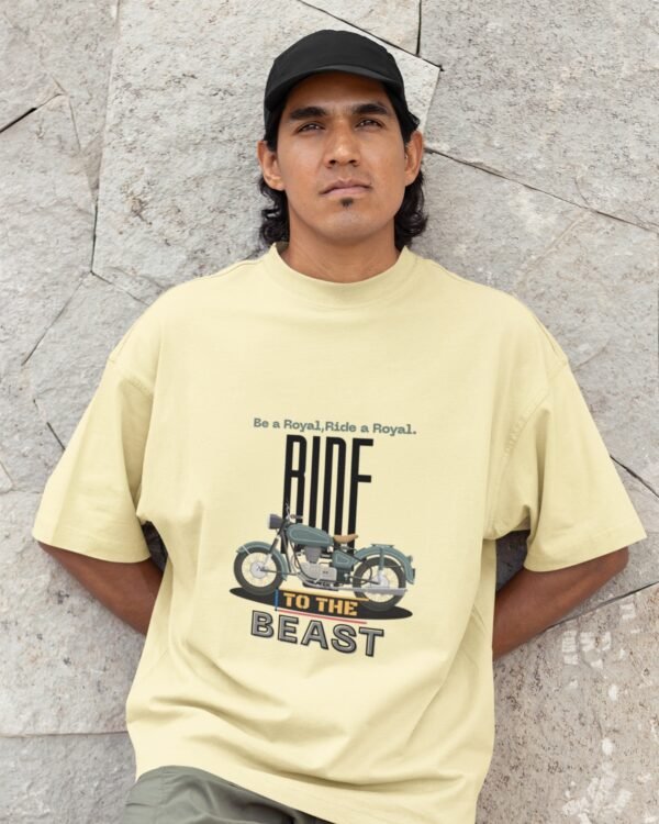 RIDE THE BEAST OVERSIZED MOTORCYCLE TEE